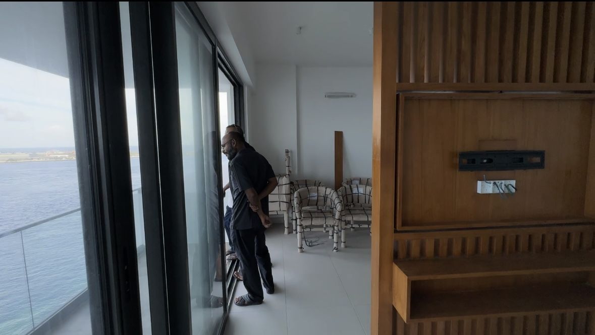 Our team on site at one of our hotels during construction